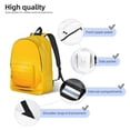 thumbnail image 3 of Balery Yellow Lemon Mochila Clásica Impresa Básica para Viaje, Mochila Escolar Resistente al Agua, Mochila de Lona con Correas Ajustables-Small, 3 of 5