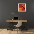 thumbnail image 3 of Pinto, Patricia 20x20 White Modern Wood Framed Museum Art Print Titled - Three Birdies I, 3 of 4
