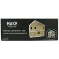 thumbnail image 2 of Make Market Dollhouse Kit - Unfinished Wooden Bungalow Display - Natural - 24" x 23.3" x 8.5" - 1-Pack, 2 of 2