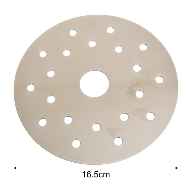 LEFU Stainless Steel Induction Cooker Heat Diffuser Disc Adapter Plate for Glass Pots Casseroles Non-Magnetic Cookware 16.5cm Diameter