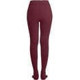 thumbnail image 3 of ORUYROP Collants pour Femmes en Microfibre Opaque Unie avec Pieds, 3 of 7