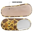 thumbnail image 4 of Chririnla Giraffe Print Travel Slippers Lightweight Easy Slip On Memory Foam Comfort Sole Anti-slip Non-slip Hotel School Slippers, 4 of 7