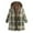 ZP-Khaki, variant on Turilly Womens Jackets Ladies Women's Winter Warm Outwear Floral Print Hooded Pockets Vintage Oversize Coats
