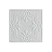 thumbnail image 3 of Fasade Easy Installation Regalia Matte White Glue Up Ceiling Tile/ Ceiling Panel (12" X 12" Sample), 3 of 3