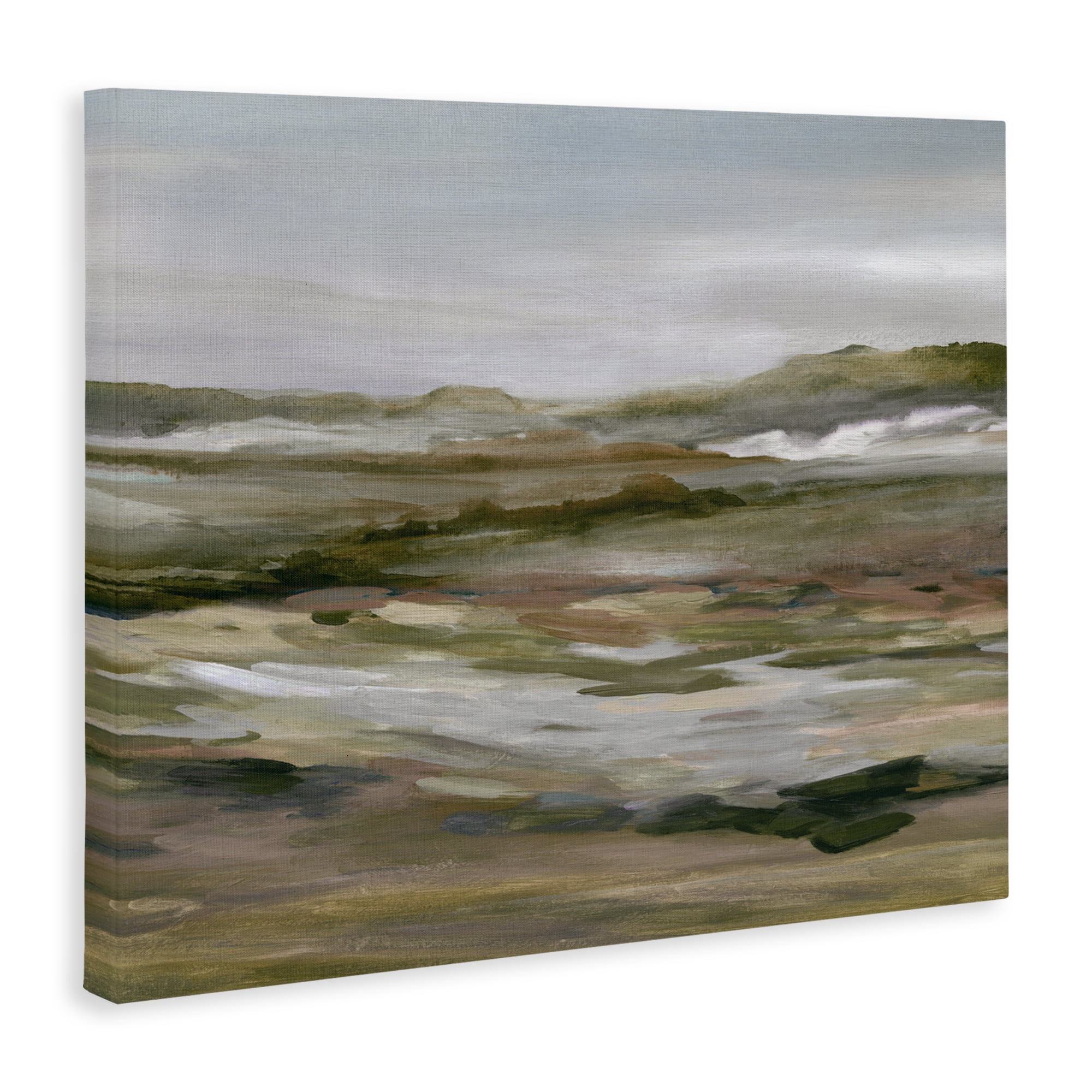 Stupell Industries Natural Meadow Abstract Horizon Canvas Wall Art, design by Carol Robinson