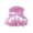 Purple, variant on SmartBy Small Hair Claw Jelly Color Hair Styling Clip Mini Size Updo Shark Hair Claw Versatile Hair Accessory