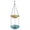 Gray, variant on Hanging Bird Bath with Solar Fountain, 9.25" Double Layer Outdoor Birdbath Fountain, 27.6” Adjustable Height, Hummingbird Birdbath Fountain for Patio, Yard, Garden Decoration