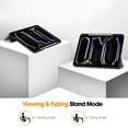 thumbnail image 2 of SaniMore for Apple iPad Pro 13 (2024) Case, Auto Sleep/Wake, PU Leather Case with Tri-Fold Kickstand & Pencil Holder Shockproof Protective Cover for Women Men, Galaxy, 2 of 9