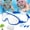 Blue-b, variant on KANOHENO Kids Goggles for Swimming 4-7,HD Children's Large Frame Waterproof and Anti-fog Swimming Goggles with Nose Cover