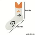 thumbnail image 3 of Birdeem 1 Paire de Chaussettes Imprimées Confortables Mignonnes Mi-Mollet Bas pour Femmes, 3 of 9