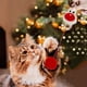thumbnail image 4 of Pet Fur Ball Bell Doll Teasing Toys con Catnip Christmas Cat Peluches (Elk), 4 of 5