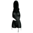 thumbnail image 5 of Sparkly Sequin Two Piece Outfits for Women Backless Irregular Halter Tank Top and Shorts Matching Set Rave Party Clubwear, 5 of 6