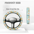 thumbnail image 5 of ZUXONGSY Hippie Flower Golf Cart Steering Wheel Cover Club Car Steering Wheel Cover Universal Automotive Steering Wheel Cover Club Car Golf Cart Interior Decor Steering Wheel Accessories, 5 of 7