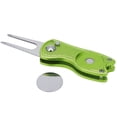 thumbnail image 4 of Divot Repair Tool, Small Size Convenient To Use Light Weight Foldable  Pitchfork High Reliability High Hardness Aluminum Alloy  For  Lime, 4 of 8