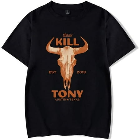 Watch Kill Tony Merch Fashion Short Sleeve Casual T-shirt Unisex Fashion Crew Neck Top Sports Tee Shirt