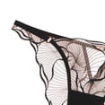 thumbnail image 4 of Xucatan Women's Low Rise Mesh Floral Embroidered Panties, Sheer See Through Ladies Underwear, Stretchy Hip Lifting Elastic Briefs, Breathable Feminine Thongs, Casual Cozy Daily Panties Gift, 4 of 9