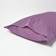 thumbnail image 3 of Purple Grape Pure Egyptian Cotton Oxford Pillowcase Standard Size, 200 TC, 400 Thread Count Percale Equivalent, 3 of 5