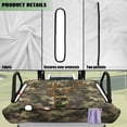 thumbnail image 6 of KUIFORTI Camo Deer Head Golf Cart Seat Cover Comfortable Thick Travel Sports Cart Seat Cushion Covers Fashion Fits for EZGO, Yamaha, Club Car and More 2 Seats Golf Carts, 6 of 7