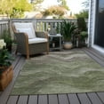 thumbnail image 6 of Addison Rugs Chantille Indoor/Outdoor Transitional Swirls Green Washable Rectangle Rug, 10' x 14', 6 of 6
