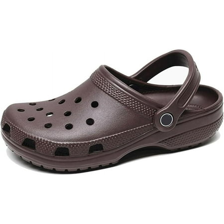 

2024 FITBORR Garden Clogs Mules Clogs for Women and Men Classic Unisex Adult Shoes Slippers Outside Home Garden Wear Non-Slip Thick Bottom Sliders Flip-Flops Sandals Gardening Shoes