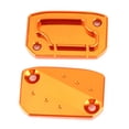 thumbnail image 4 of Tapa De Depósito De Freno De Motocicleta, Tapa De Depósito De Líquido De Frenos De Motocicleta Mano De Obra Exquisita Duradera Para 450 SX/SX-F Para 250/350 XC ANGGREK Naranja, 4 of 8