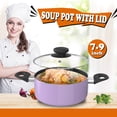 thumbnail image 4 of Aluminum Alloy Non-Stick Cookware Set, Pots and Pans - 8-Piece Set, 4 of 7