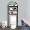 Forthcan 3 Tier Bath Unit, Space Saver Over the Toilet Storage Rack