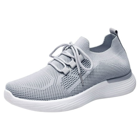 

Quealent Adult Women Fashion Sneakers Sneaker Slippers for Women Women Wedge Sneakers Mesh Socks Casual Outerwear Women Shoes Sneaker Sandals for Women Grey 7