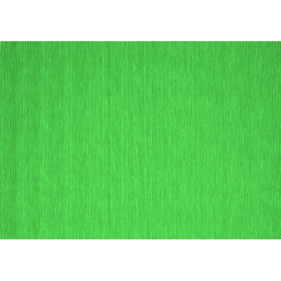 Ahgly Company Indoor Rectangle Abstract Green Contemporary Area Rugs, 5' x 8'