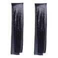 thumbnail image 4 of GOOHOCHY 2pcs Black Sequin Table Runner Rectangular Glitter Runner Tablecloth for Wedding Party Christmas, 4 of 8