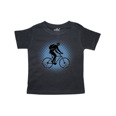 

Inktastic Mountain Biking Silhouette Gift Toddler Boy or Toddler Girl T-Shirt