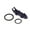 A, variant on Riforla Fishing Rod Hook Holder Fish Hook Holder Fish Holder with 2 Sizes Rubber Ring Fish Hook Holder Quick Mount Holder Fishing A