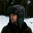 thumbnail image 2 of HEYANN Winter Trapper Hat,Wool Faux Fur Aviator Ski Trapper Trooper Pilot Snow Eskimo Hat with Ear Flaps for Men & Women, 2 of 2