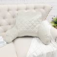 thumbnail image 3 of Home Soft Things DO-IT-YOURSELF Velvet Quilted Bedrest Pillow - Light Gray-3 - 20" x 18" x 17", 3 of 8