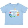 thumbnail image 3 of Inktastic In a World You Can Be Anything Be Kind Autism Awareness Boys or Girls Baby T-Shirt, 3 of 5