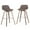 Acid Green, variant on Simpli Home Randolph Mid Century Modern 28 inch Bentwood Counter/ Bar Height Stool (Set of 2) in Medium Blue Polyester linen