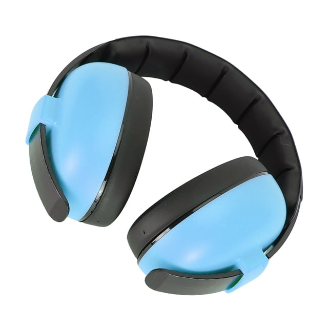 Cache-oreilles de Protection pour Enfants, Durable NRR 31dB Cache-Oreilles Réduction de Bruit Pliable Portable pour Concerts Bleu, Jaune