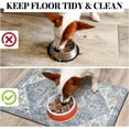 thumbnail image 3 of Dog Food Mats for Floors Absorbent, Pet Cat Food Mat - Non Slip Dog Bowl Mats for Food and Water, Eco-Friendly Boho Dog Placemats Feeding Mat Pet Supplies, 3 of 5