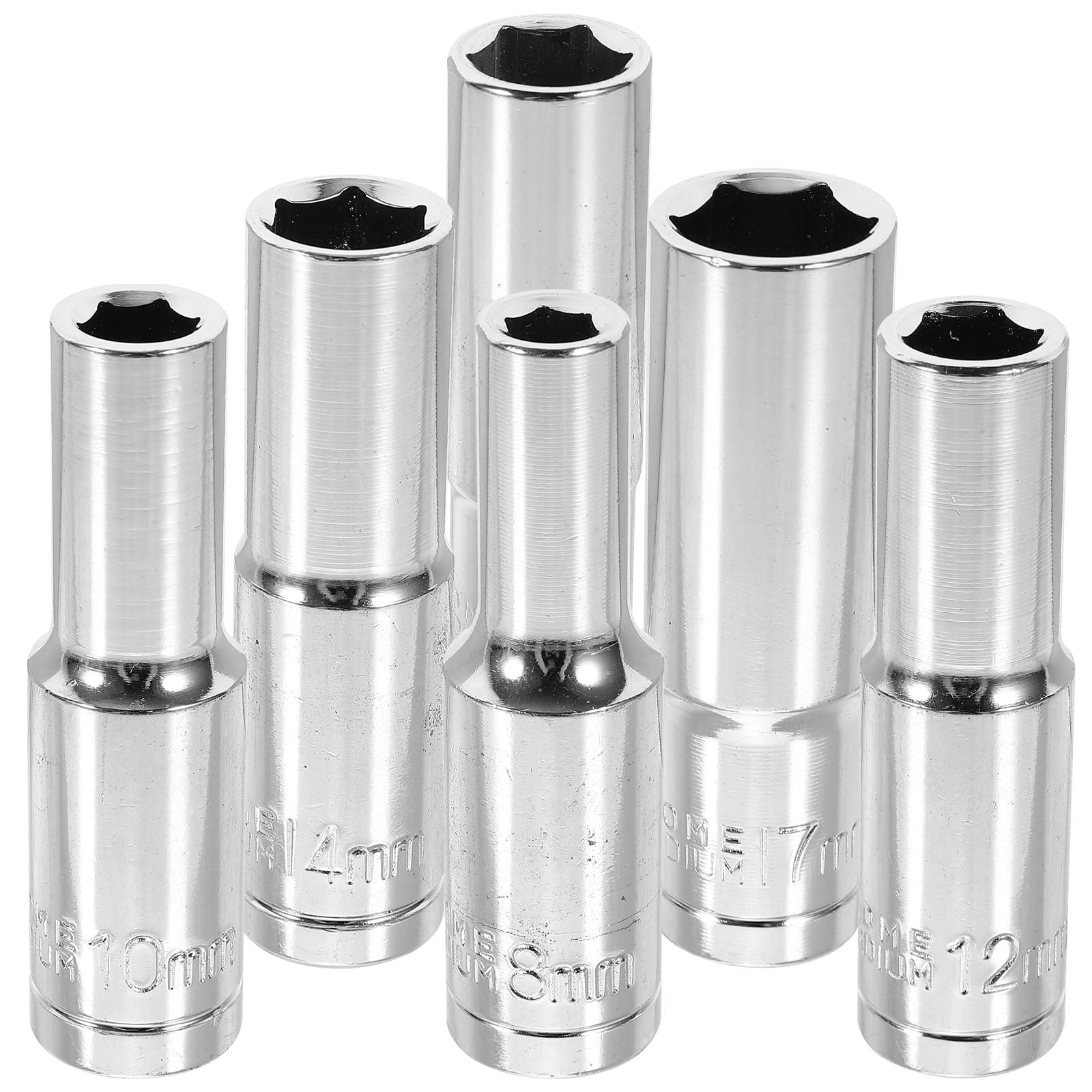 OULII 1Set Impact Nut Driver Set with Internal Hexagonal Grip for Repairs