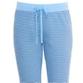 thumbnail image 3 of JANE & BLEECKER Women's 2-Piece Thermal Pajama Set (Blue/Black Stripe, Large), 3 of 4