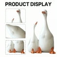 thumbnail image 4 of ICERUN 2Pcs Garden Statues,Resin Mother and Duckling Sculpture Lawn Ornaments,Plant Harmony Garden Sculptures,Style5, 4 of 7