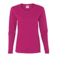 thumbnail image 4 of Gildan Heavy Cotton T-Shirt for Women Long Sleeve Scoop Neck Fit Cotton Shirt, 4 of 5