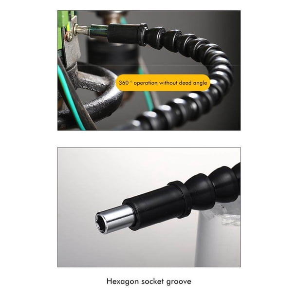 Punta de destornillador de eje flexible, 200/250/300 mm, varilla de extensión de destornillador de eje flexible, taladro eléctrico, destornillador, eje cardán, innovación moderna