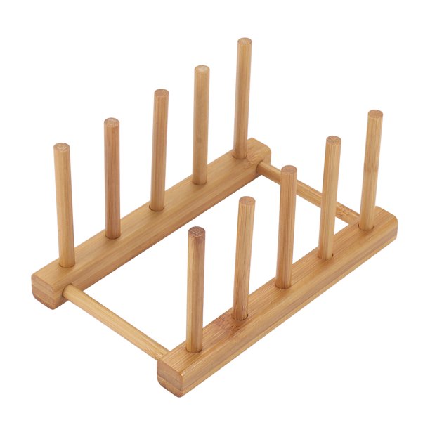 Highquality Solid Wood Bamboo Plate Racks Multipurpose Shelves