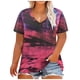 thumbnail image 1 of Camisetas de Manga Corta para Mujeres, Camiseta de Cuello Redondo con Impresión Casual Top Hecha de Poliéster Cómodo para Todo el Uso Diario de Temporada, Camisetas para Mujeres Casual, 1 of 4