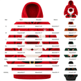 thumbnail image 3 of Goodw7 Women Oversized Pet Pouch Sweatshirt, Christmas Dog Cat Carrier Hoodie with Kangaroo Pocket, Cozy Pullover for Outdoor Walks and Lounging, 3 of 9