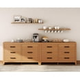 thumbnail image 6 of WAMPAT 106" Farmhouse Dresser with 12 Drawers, Extra Wide Wood Chest of Drawers Storage Cabinet for Bedroom, Living Room, Hallway, 6 of 8
