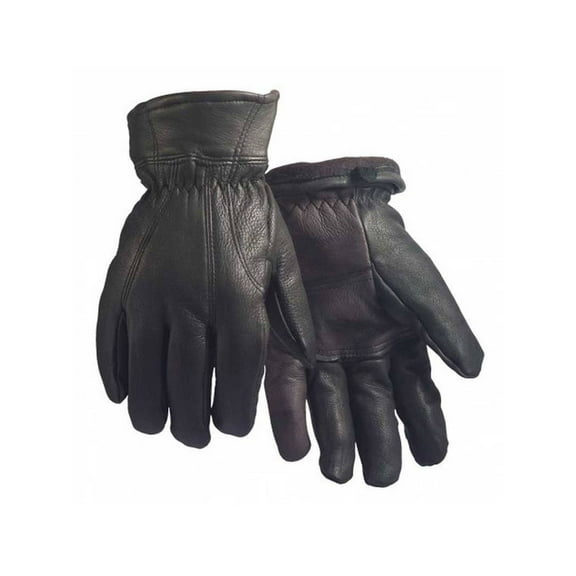 Northstar Unisex Grain Deerskin Fleece Lined Glove Flexible Thumb, Black. 911BK