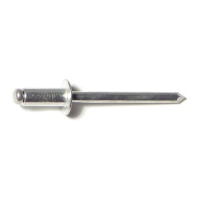 1/8 Dia All Aluminum Blind Rivet with COUNTERSUNK Head.188 Pack of 250 Pieces .250 Grip Range 