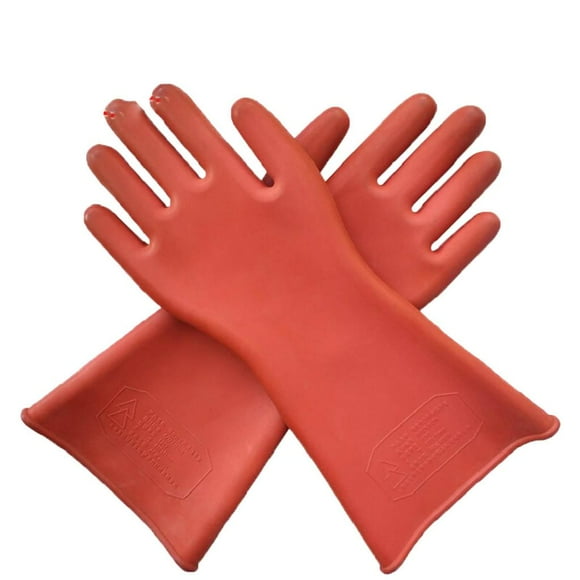 Guantes aislantes. Guantes domésticos impermeables. Detergente contra el frío , 12kv Yotijar Guantes Aislados De Goma